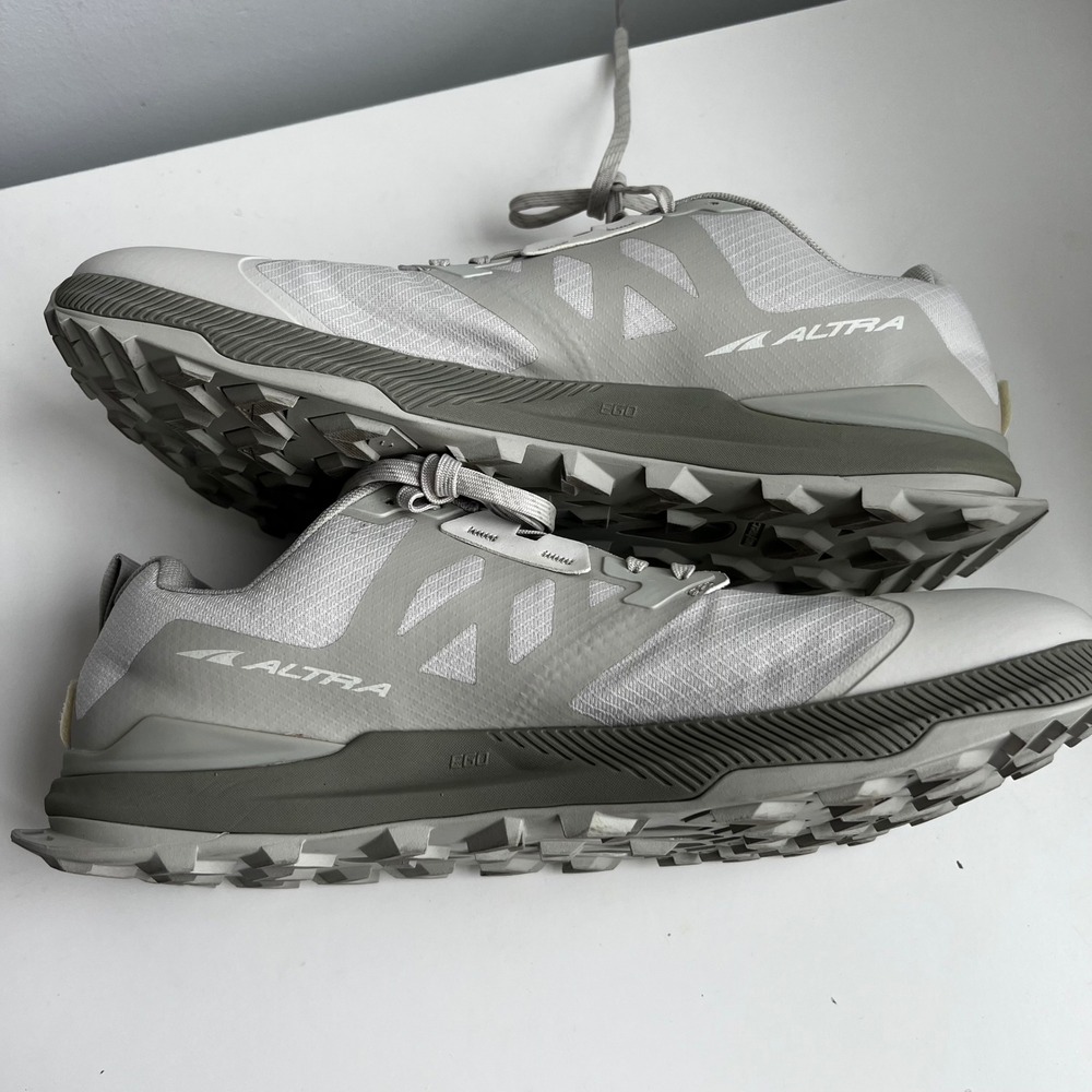 Altra Lone "Peak 7" Mens Trail Running Shoes Gray Grey Size 12.5 - Picture 10 of 12